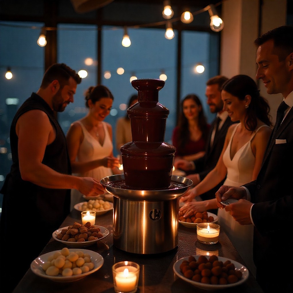 How Does a Chocolate Fountain for a Wedding Create Memories?
